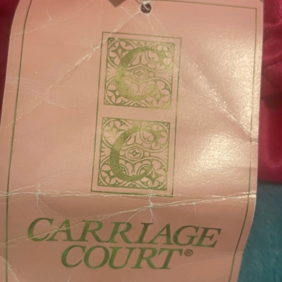 nylon nightgown vintage new w/tags one size 35 inches long embroidered top - Picture 5 of 6